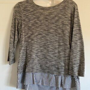 Anthropologie layered-look top